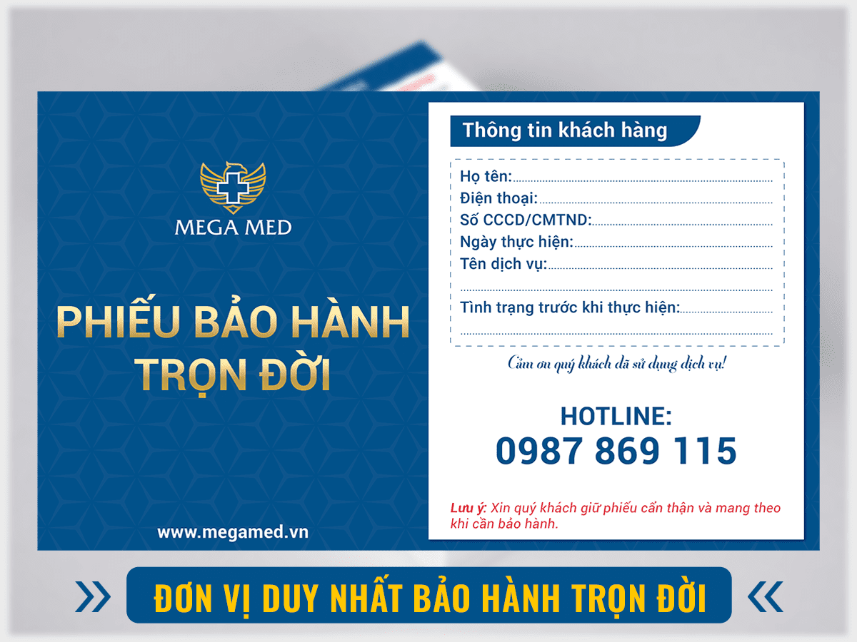 phiếu bảo hành trọn đời